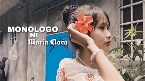 ang monologo ni maria clara|Noli Me Tangere .